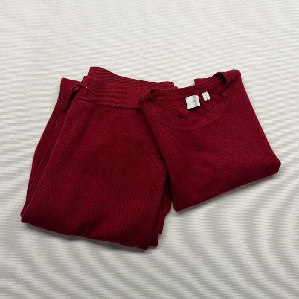 Cyrus Women's Red and Burgundy Crop-top